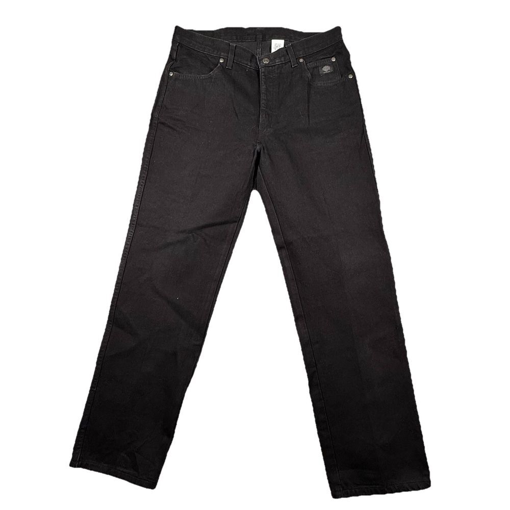Harley Davidson‎ Genuine Motor Clothes Men's 36X30 Traditional Black Denim Jeans